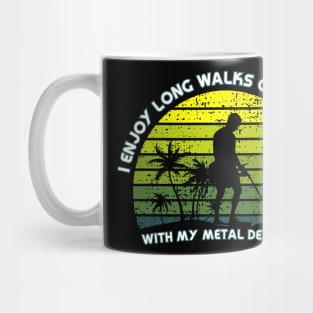 Metal Detecting - I enjoy long walks on the beach Mug
